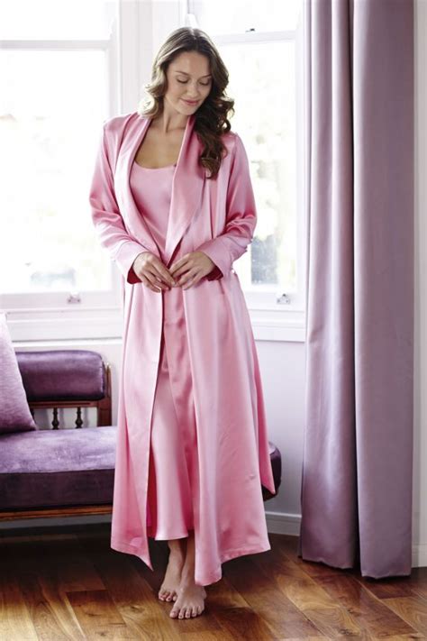 m&s silk dressing gown